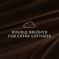 6-Piece Double Brushed Solid Sheet Set