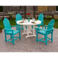 POLYWOOD  Classic Adirondack 5-Piece Round Farmhouse Dining Set  FREE SHIPPING