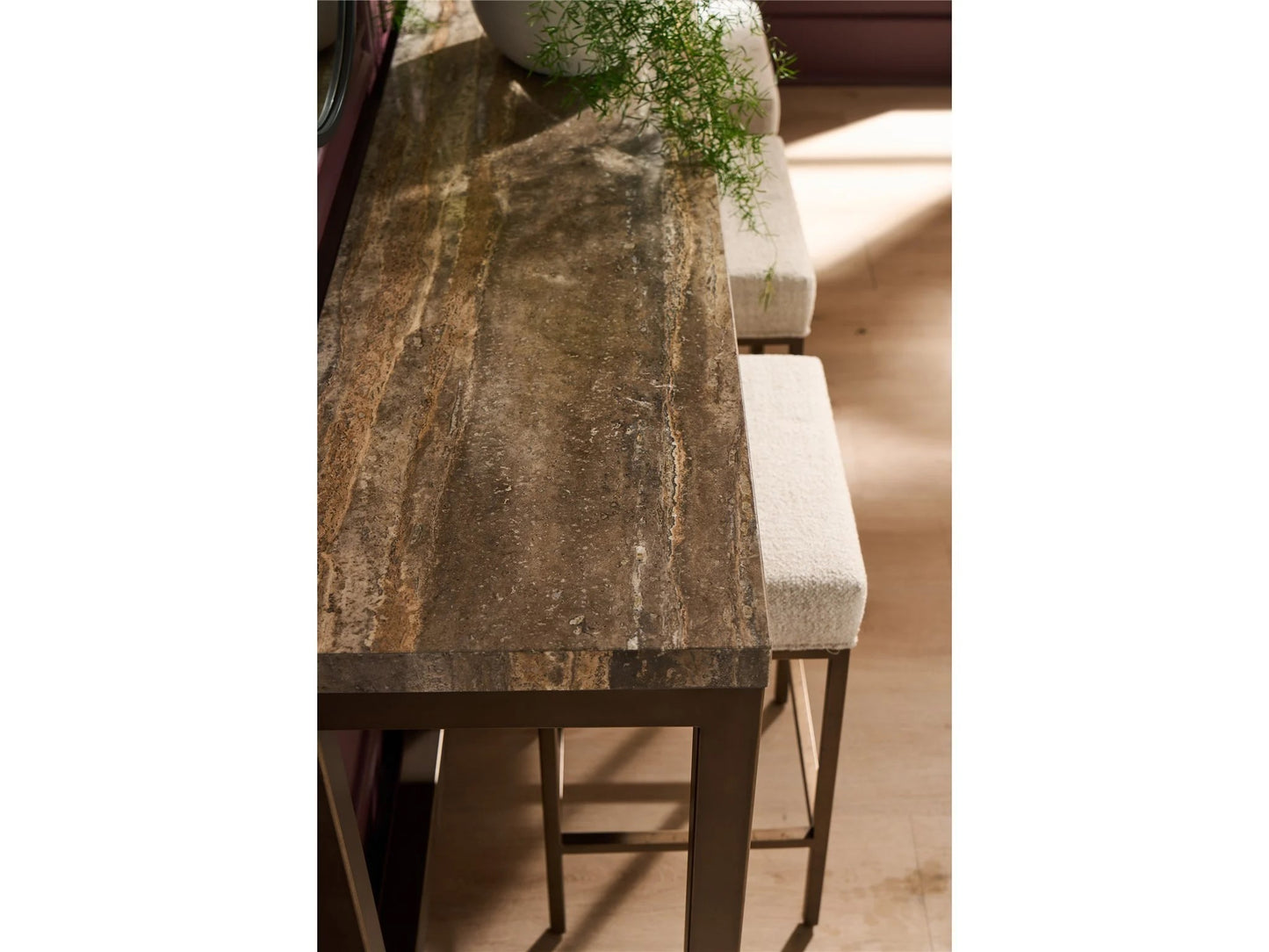 Universal - Montclair Brindle Console with Stools