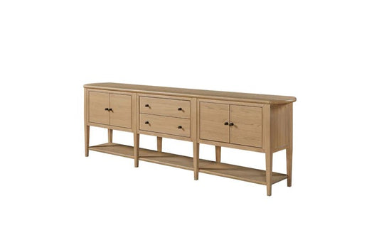 Pleasant Hill - Suede 96" Console with Power Outlet