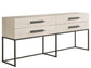 Universal - Dwell River Rock Metal Base Console