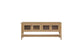 Pleasant Hill - Suede 72" Console with Fluted Glass
