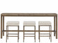 Universal - Montclair Brindle Console with Stools