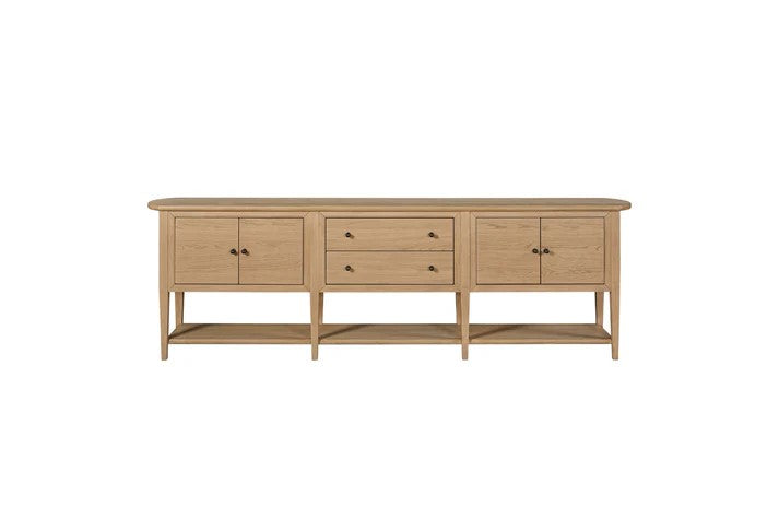 Pleasant Hill - Suede 96" Console with Power Outlet