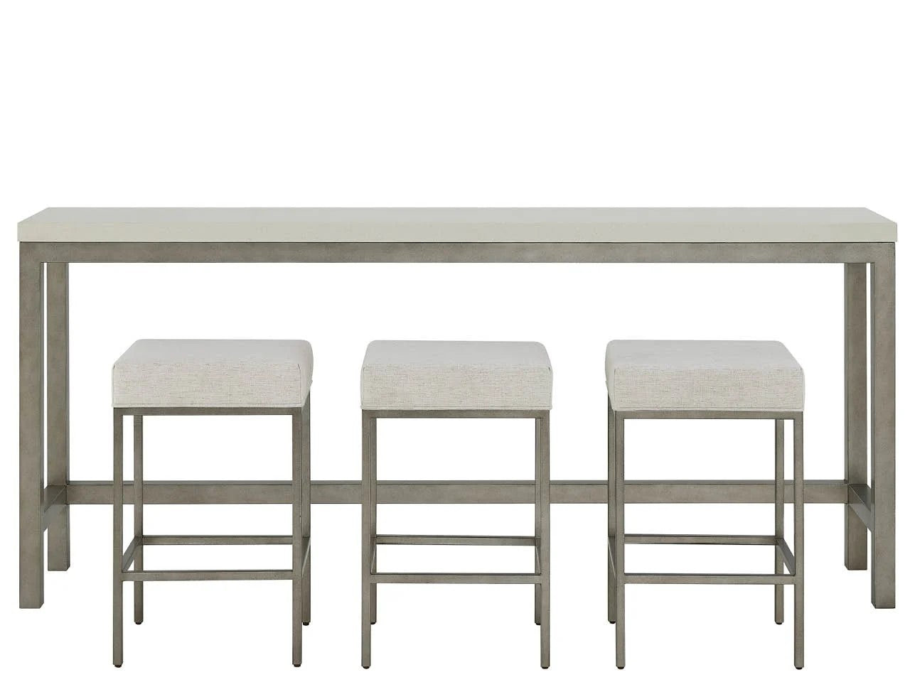 Universal - Oasis-Coastal Living Home Oasis Console with Stools
