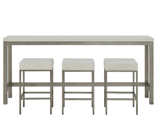 Universal - Oasis-Coastal Living Home Oasis Console with Stools