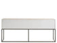 Universal - Dwell River Rock Metal Base Console