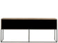 Universal - Dwell Boulder Metal Base Console