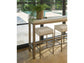 Universal - Oasis-Coastal Living Home Oasis Console with Stools