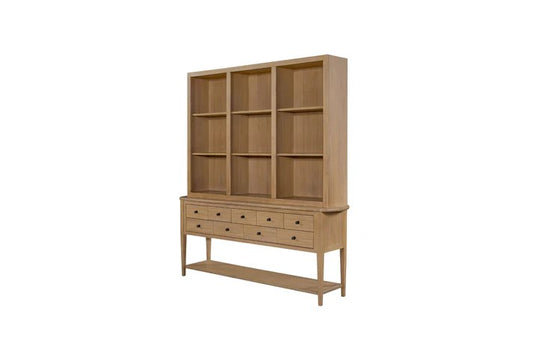 Pleasant Hill - Suede 2 Piece Credenza & Hutch