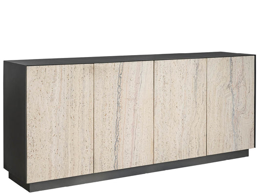 Universal - Sable & Desert-Modern Stone Credenza