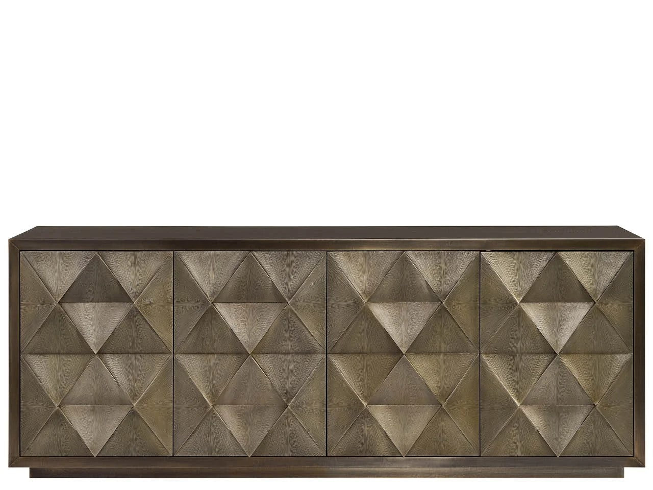 Universal - Sable & Desert-Modern Origami Credenza