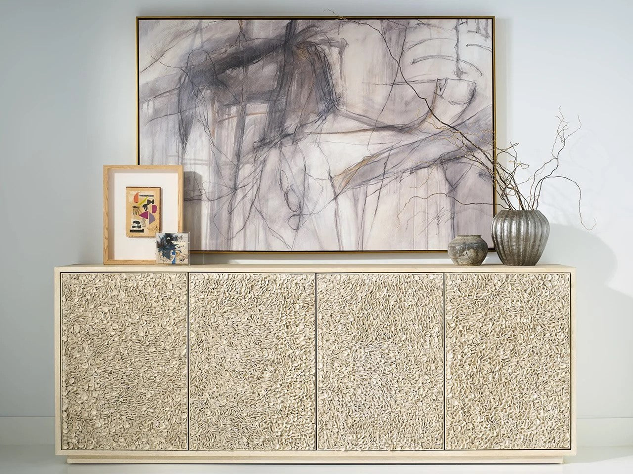 Universal - Mist & Veil-Modern Blossom Credenza
