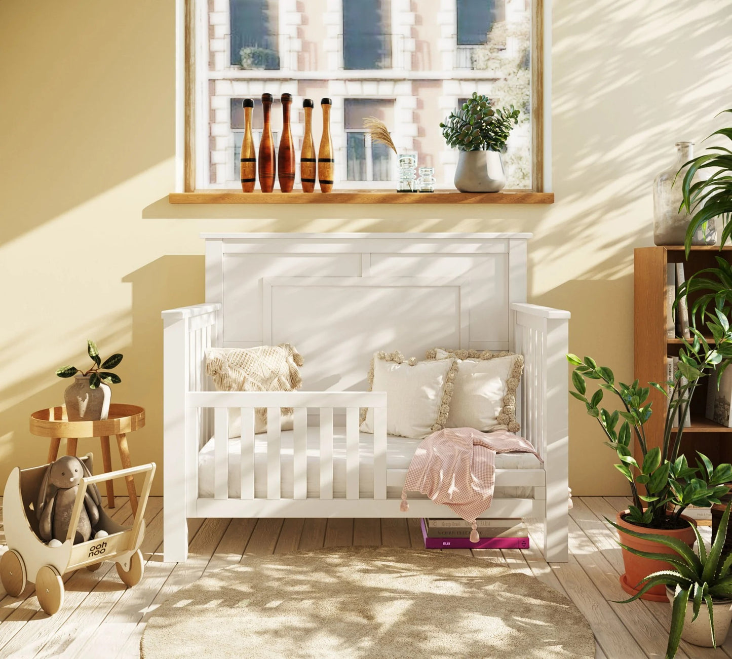 Everything Cool Baby - "Just White" OG 4-in-1 Convertible Crib