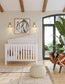 "Just White" Balanced Baby 4-in-1 Convertible Crib