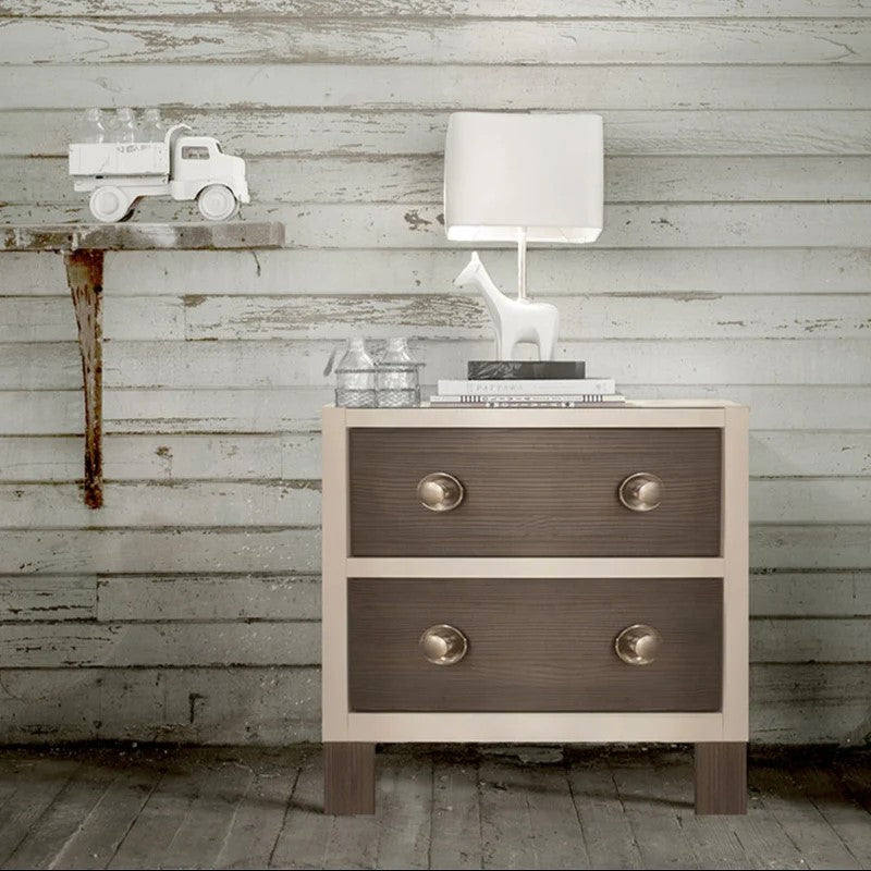 True 2-Drawer Nightstand