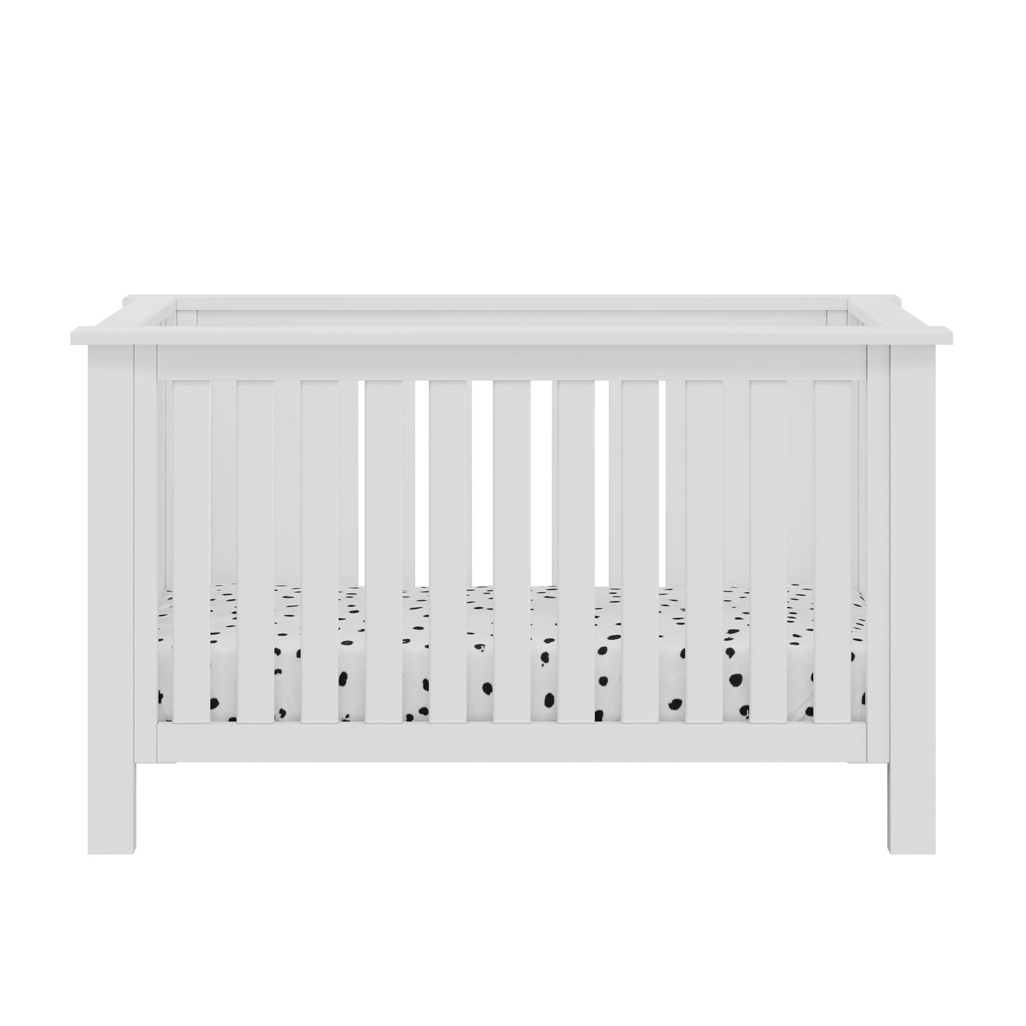 "Just White" Island 4-in-1 Convertible Crib