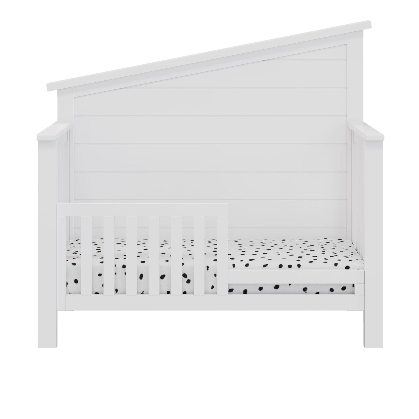 "Just White" Balanced Baby 4-in-1 Convertible Crib