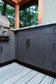 OPEN AIR OUTDOOR KITCHENS - STRAIGHT RUN (2 PREP AREAS WITH DRAWERS)