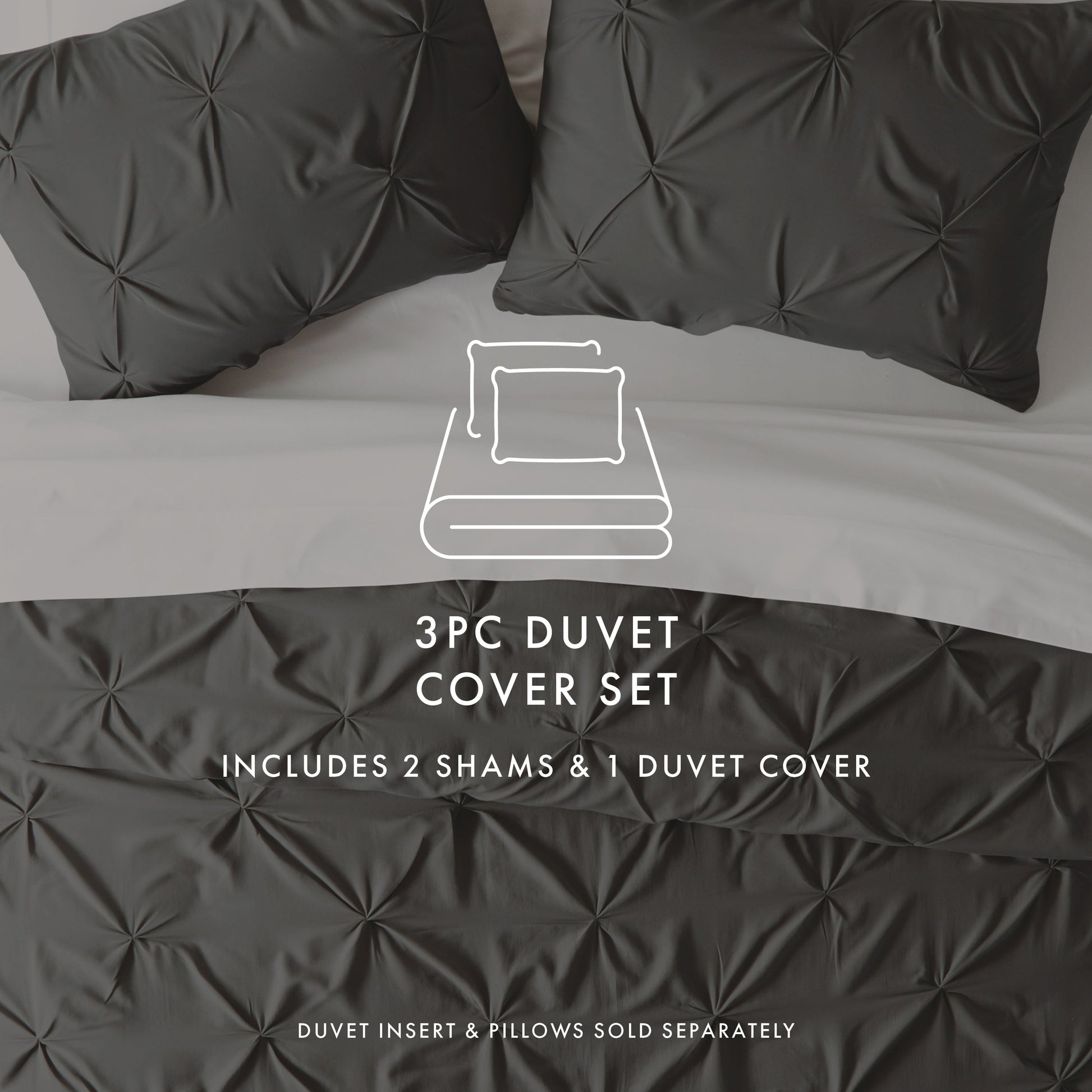 Pinch Pleat Duvet Cover Set