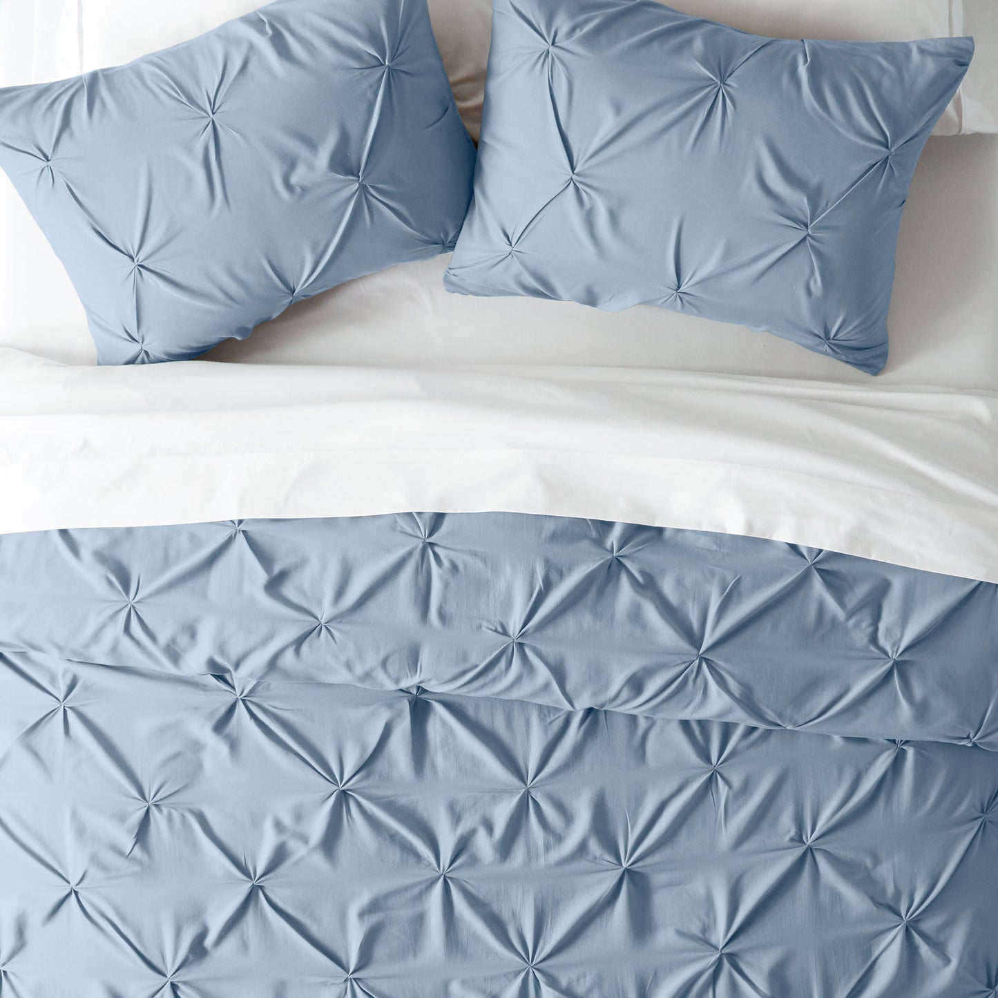 Pinch Pleat Duvet Cover Set