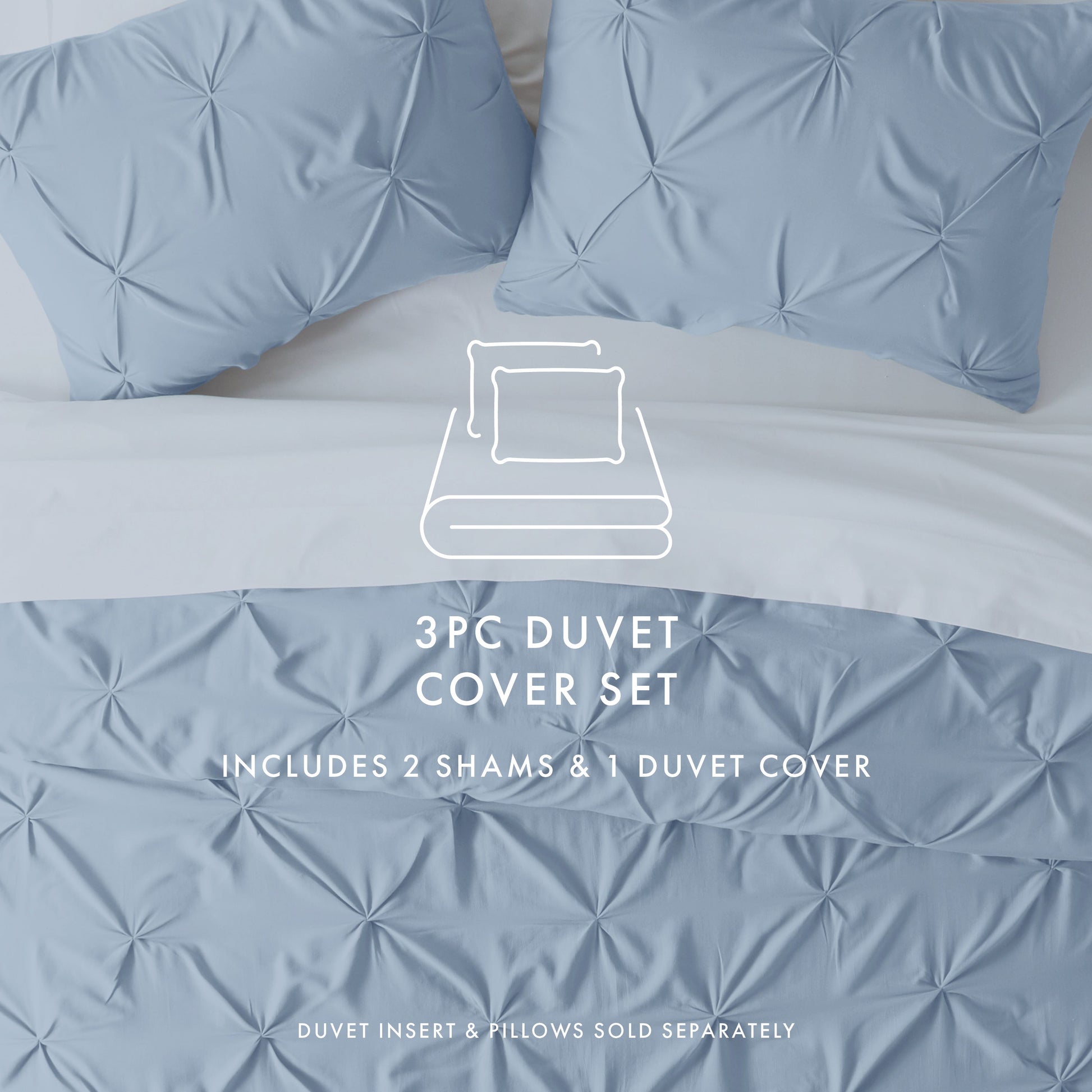 Pinch Pleat Duvet Cover Set