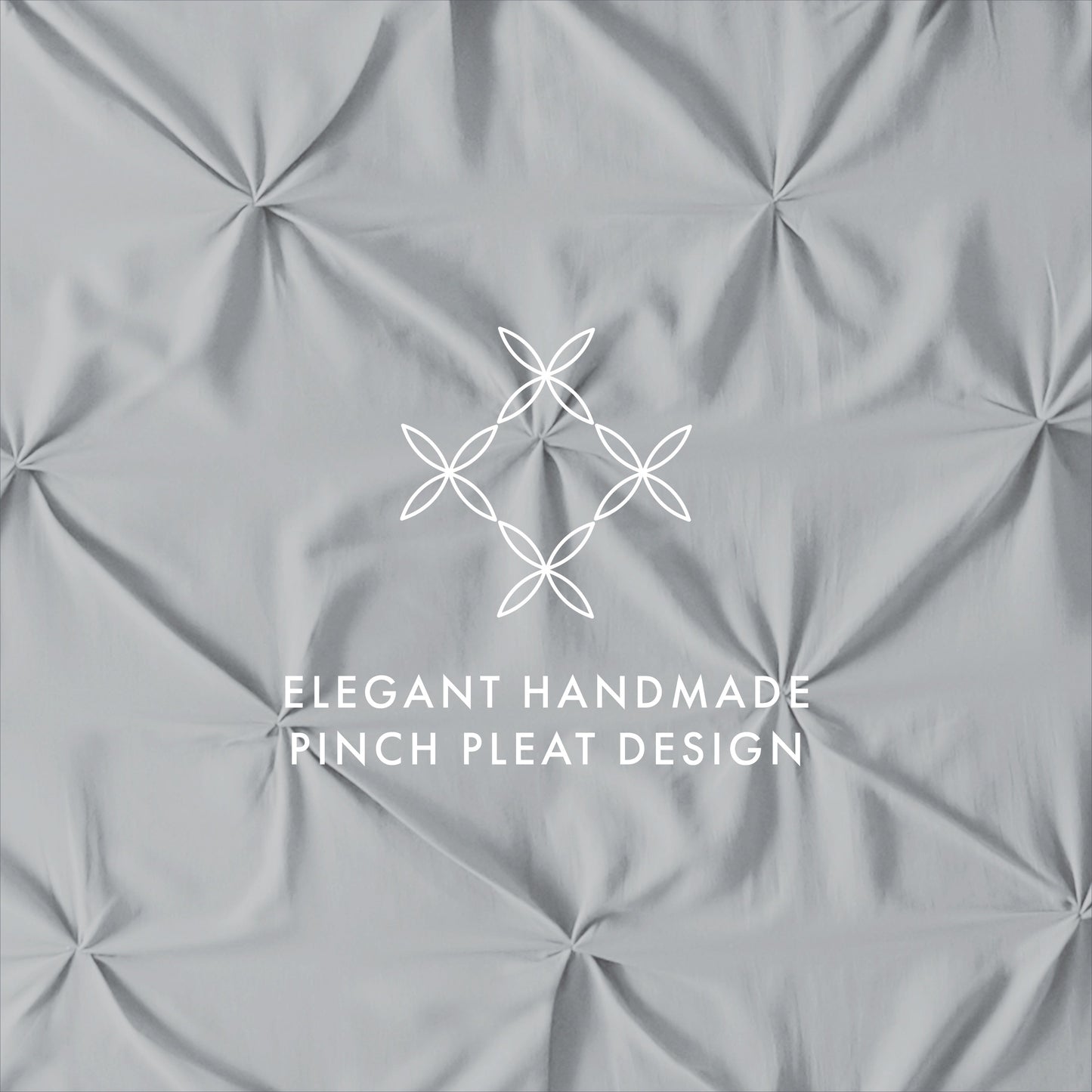 Pinch Pleat Duvet Cover Set