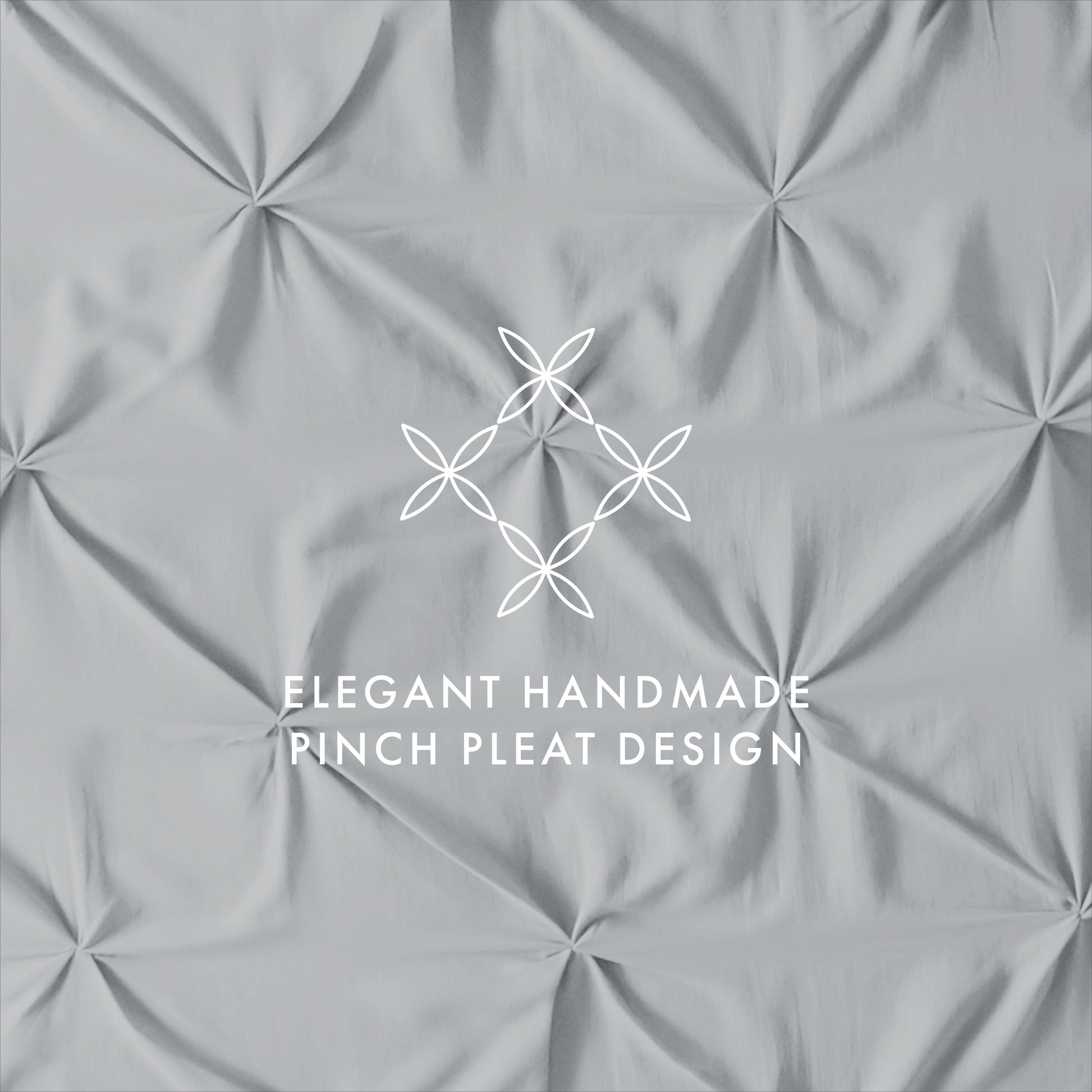 Pinch Pleat Duvet Cover Set