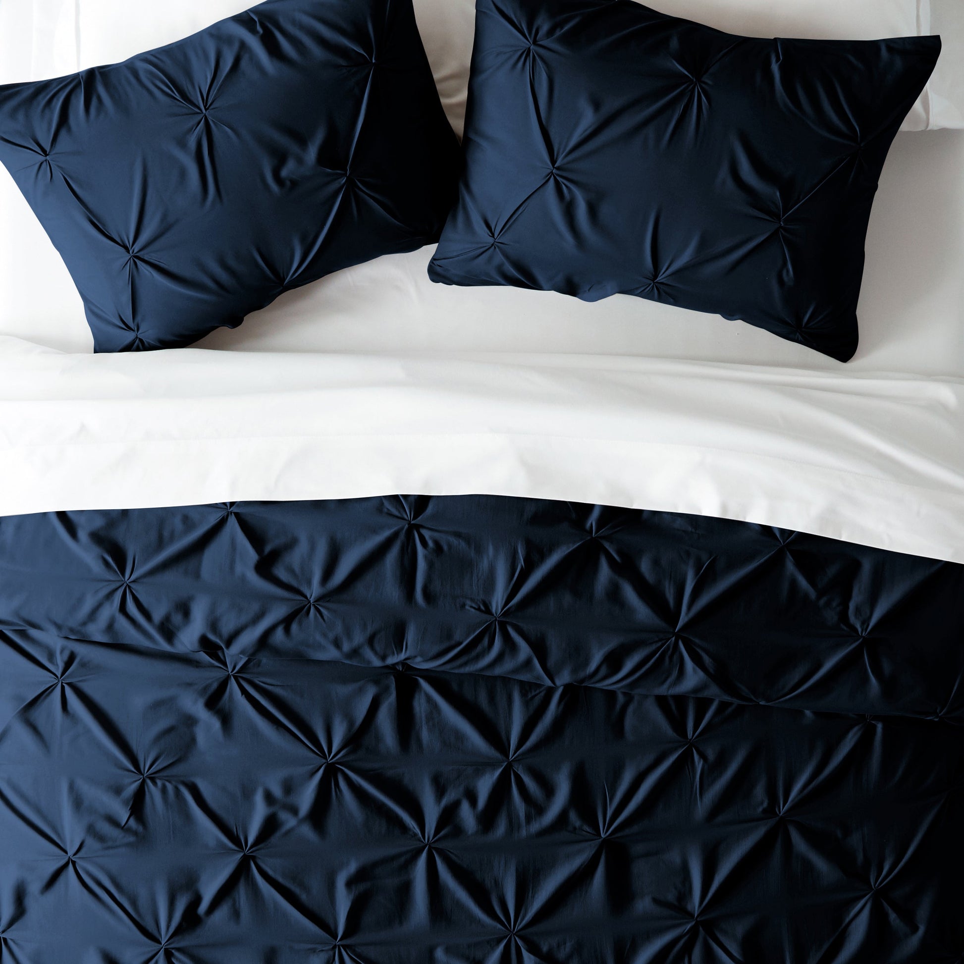 Pinch Pleat Duvet Cover Set