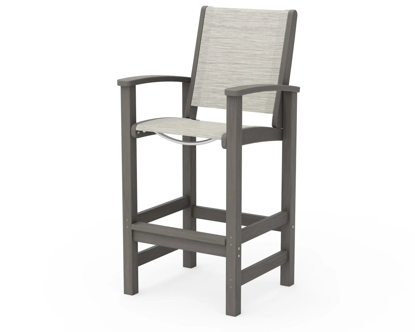 Polywood - Coastal Bar Chair in Vintage Finish - FREE SHIPPING