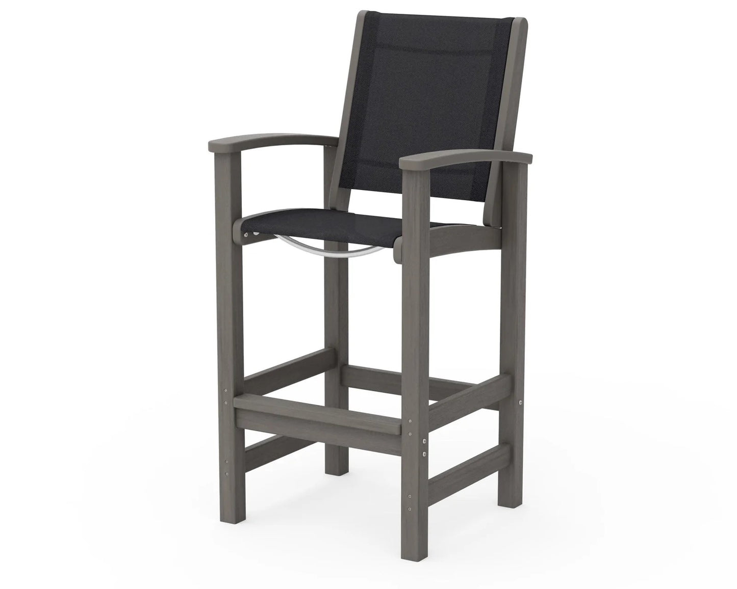 Polywood - Coastal Bar Chair in Vintage Finish - FREE SHIPPING