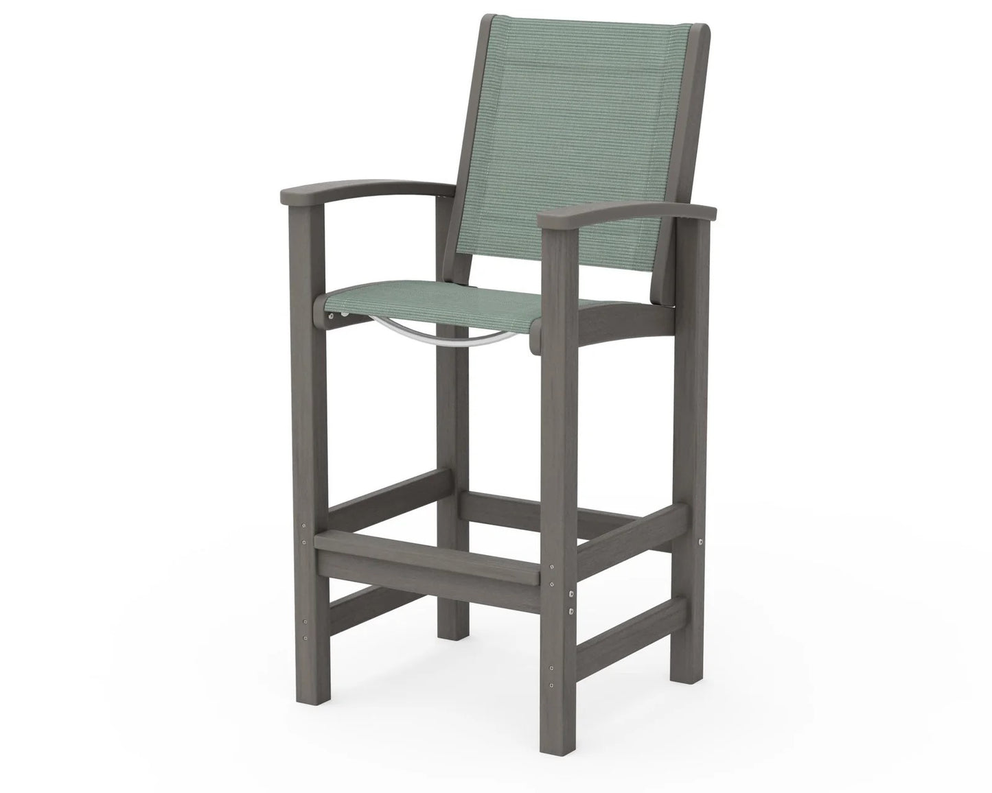 Polywood - Coastal Bar Chair in Vintage Finish - FREE SHIPPING