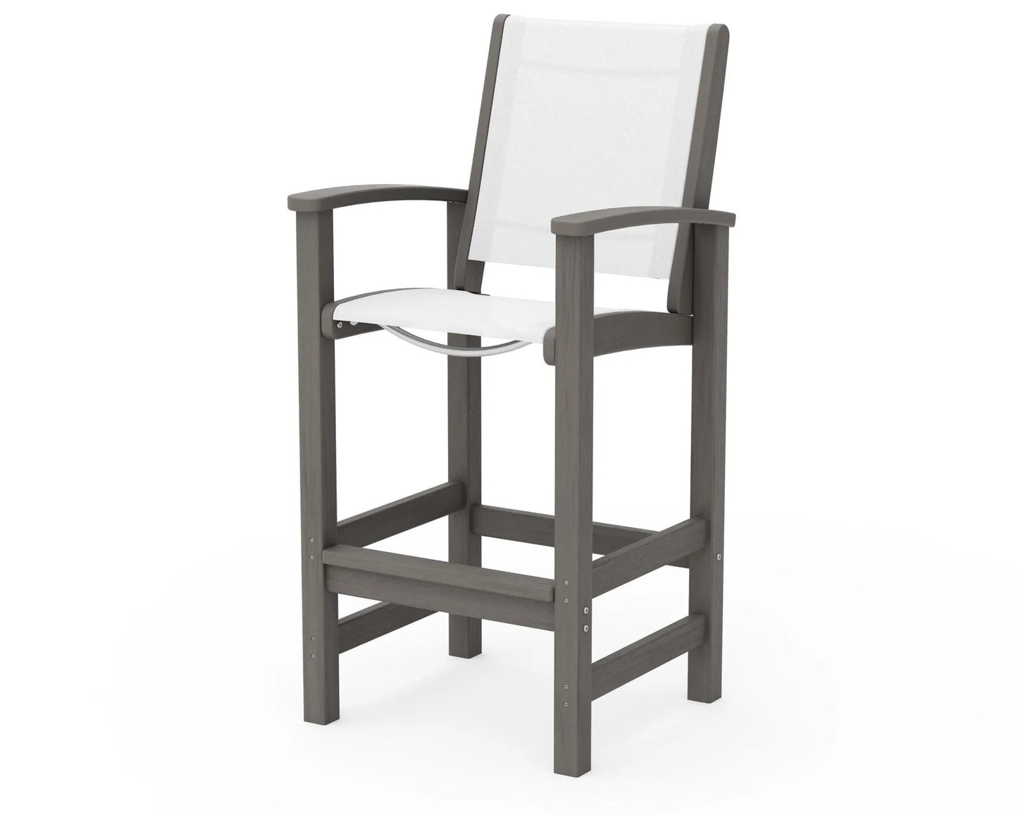 Polywood - Coastal Bar Chair in Vintage Finish - FREE SHIPPING