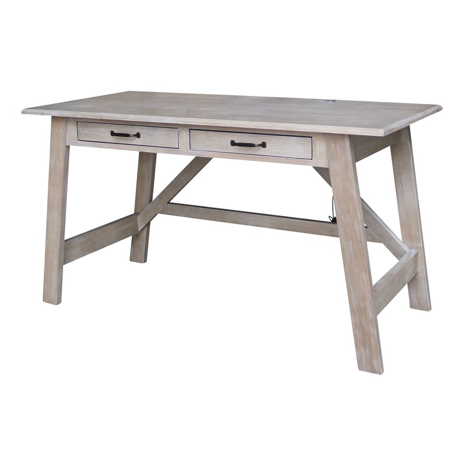 Home Accents - Serendipity Desk in Taupe Gray
