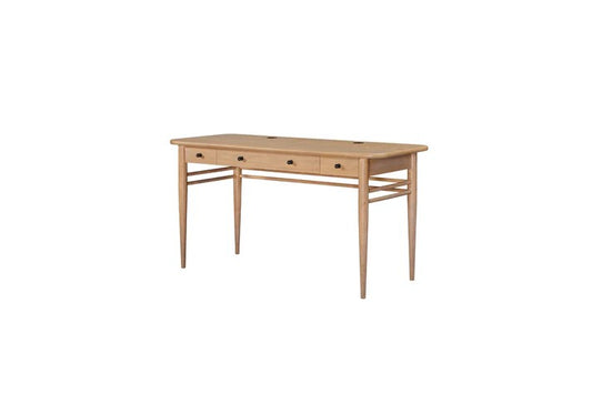 Pleasant Hill - Suede Desk with Power Outlet