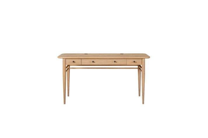 Pleasant Hill - Suede Desk with Power Outlet