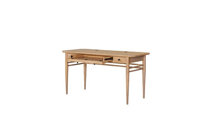 Pleasant Hill - Suede Desk with Power Outlet