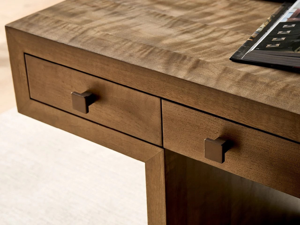 Universal - Mist & Veil-Modern Haze Writing Desk