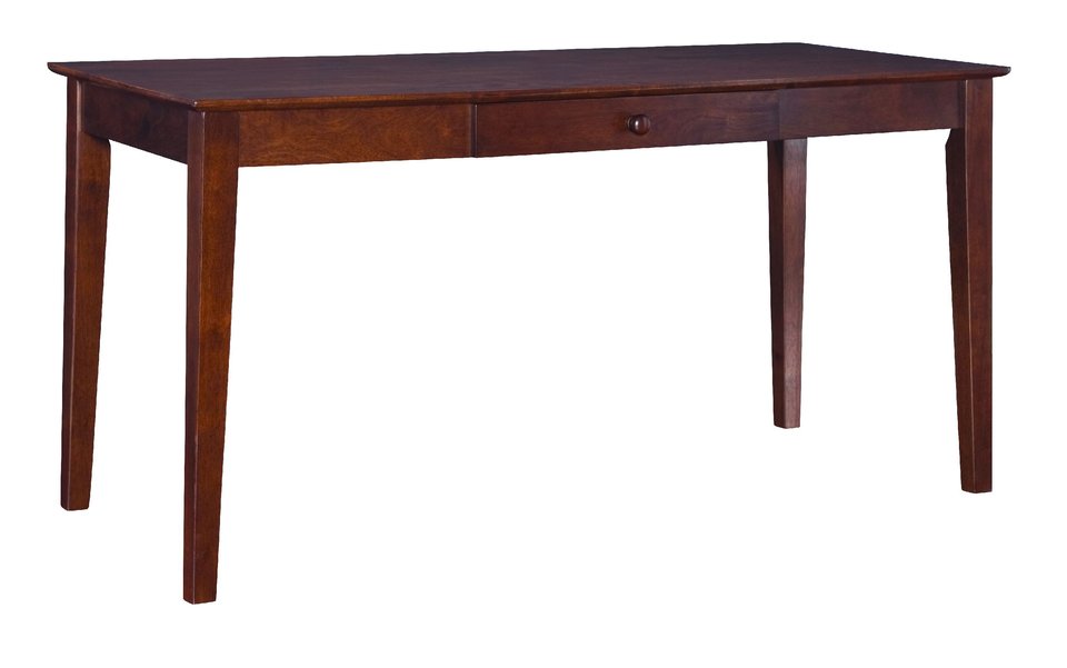 Home Accents - 60" W Writing Table w/ Drawer in Espresso