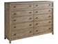 Universal - Dwell Boulder Ten Drawer Dresser