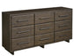 Universal - Sable & Desert-Modern Sable Nine Drawer Dresser
