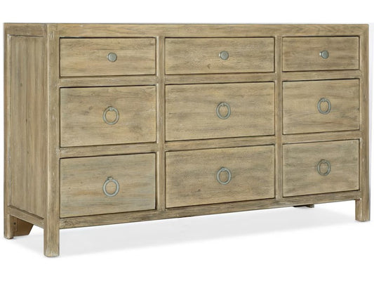 Hooker Furniture - Bedroom Surfrider Nine-Drawer Dresser