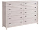 Universal - Dwell River Rock Ten Drawer Dresser