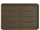 Universal - Sable & Desert-Modern Sable Eight Drawer Dresser
