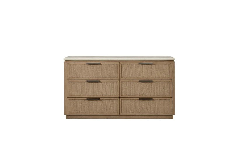 Trilogy - Toffee Dresser with Rope Drawer Fronts