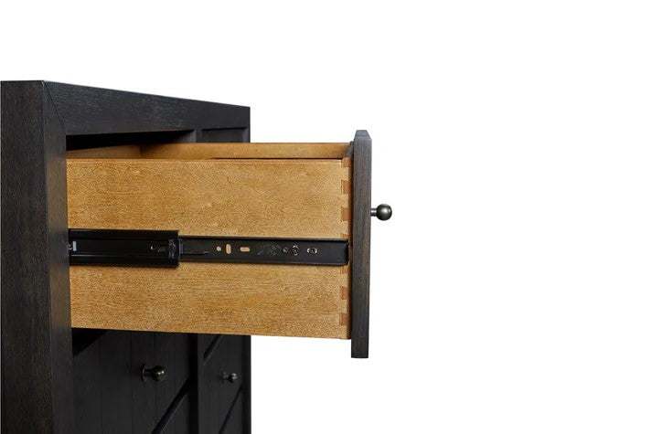Pleasant Hill - Ebony Tall Dresser