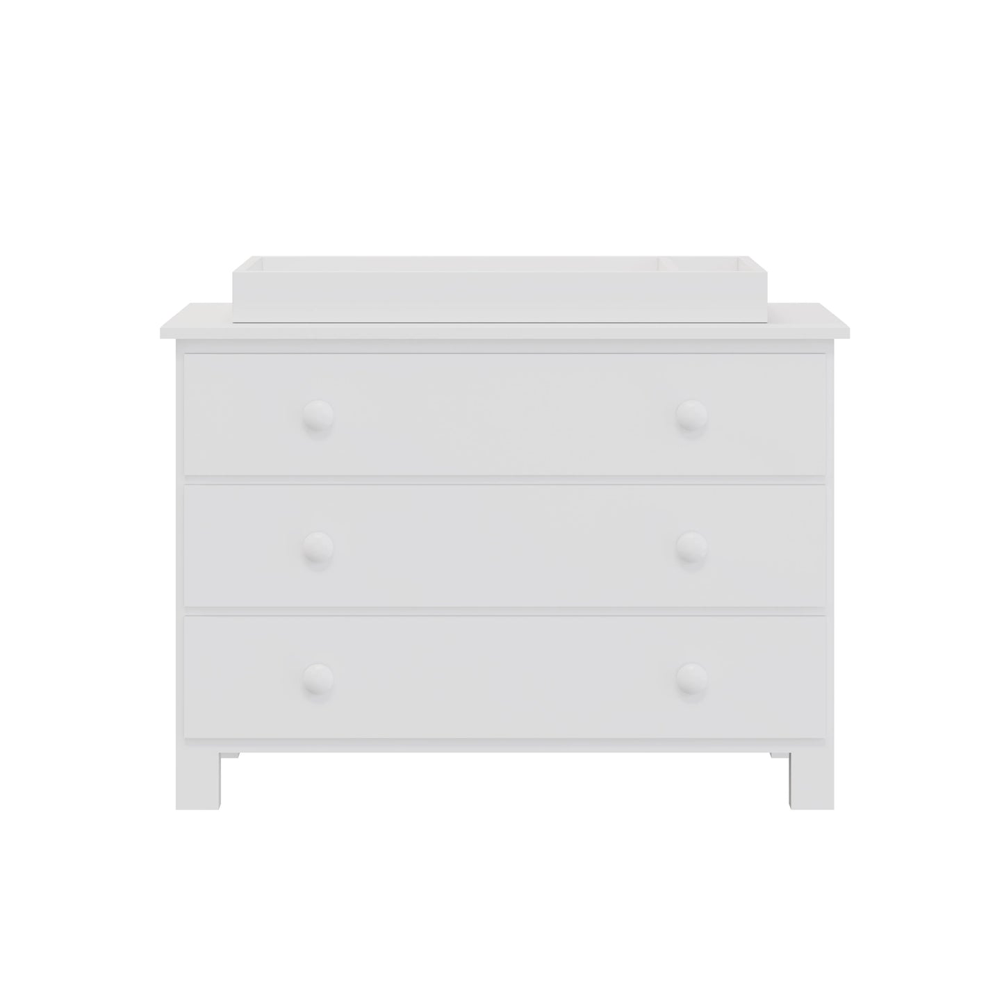 "Just White" 3-Drawer Dresser