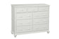 Cottage - 9 Drawer Dresser in White