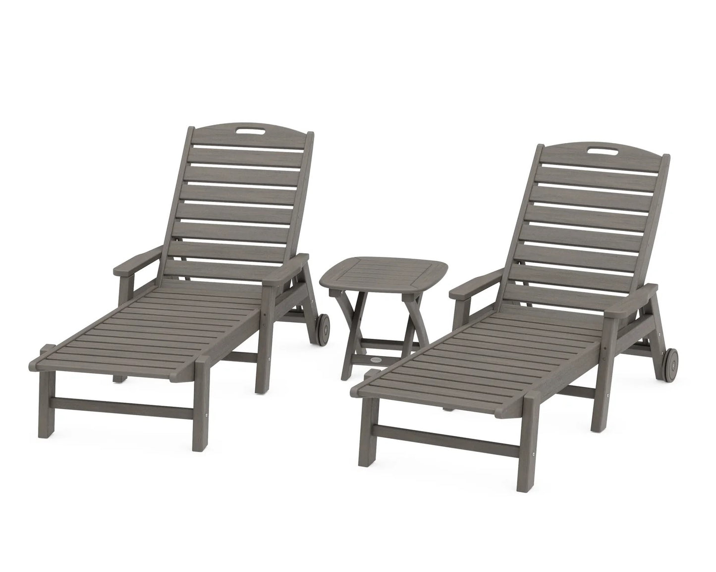 Polywood - Nautical 3-Piece Chaise Set - FREE SHIPPING