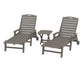Polywood - Nautical 3-Piece Chaise Set - FREE SHIPPING